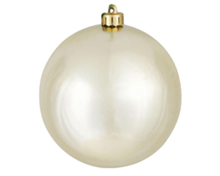 Sfera 75 mm champagne opache vetro