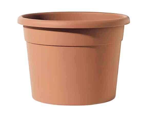 Vaso Cilindro Diana Terracotta D25cm in Plastica