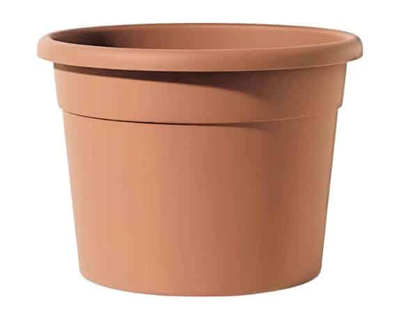 Vaso Cilindro Diana Terracotta D45cm in Plastica