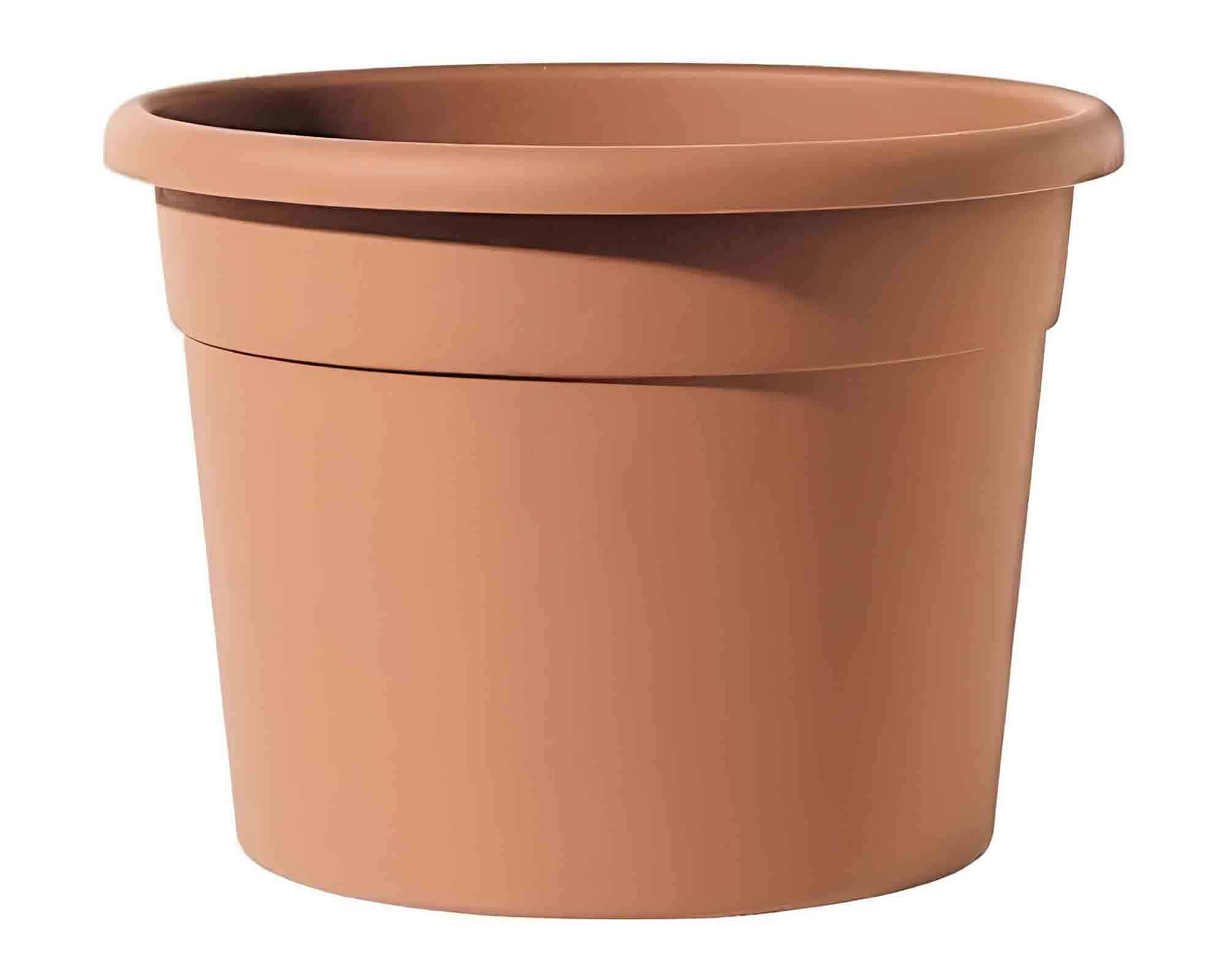 Vaso Cilindro Diana Terracotta D50cm in Plastica