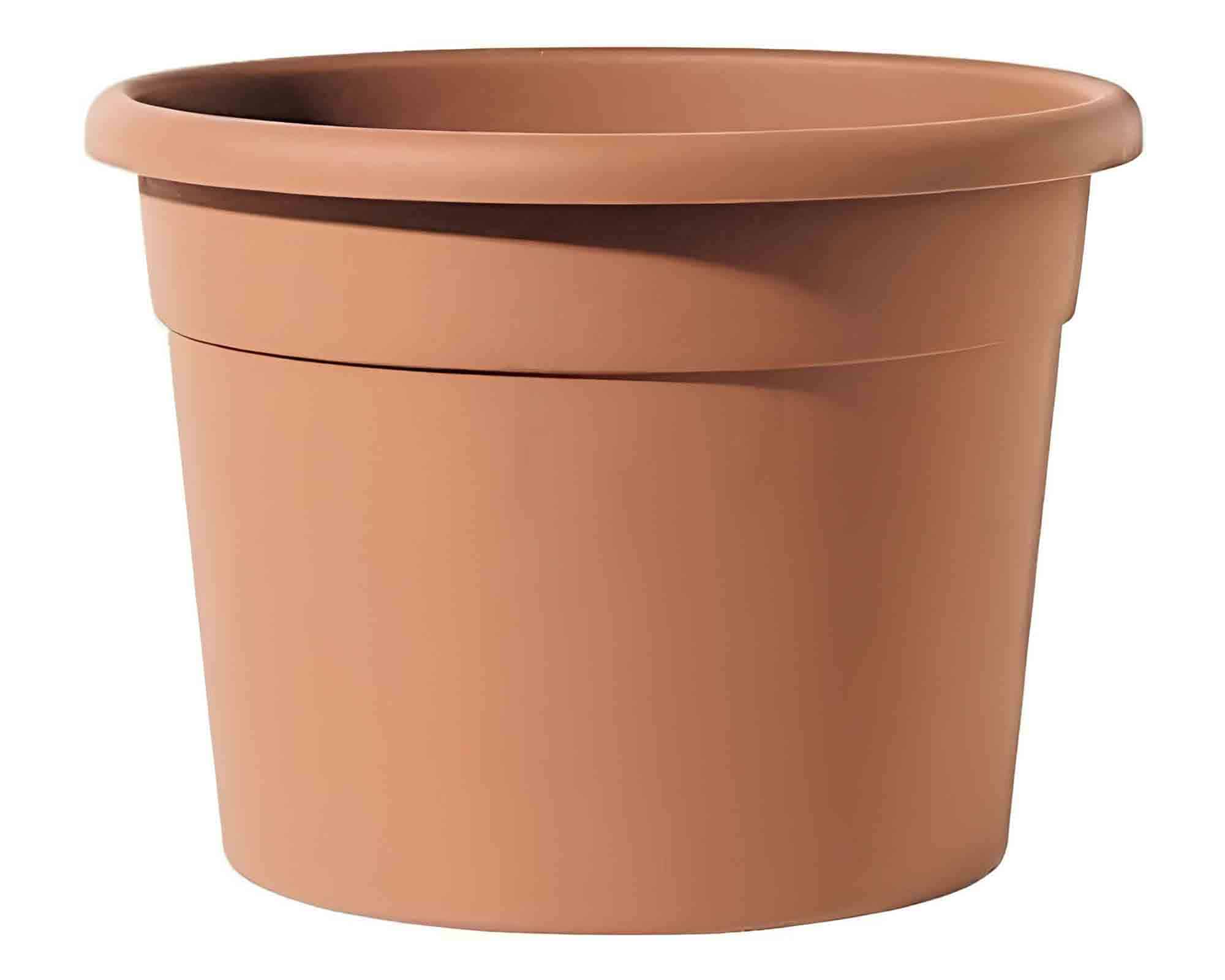 Vaso Cilindro Diana Terracotta D80cm in Plastica