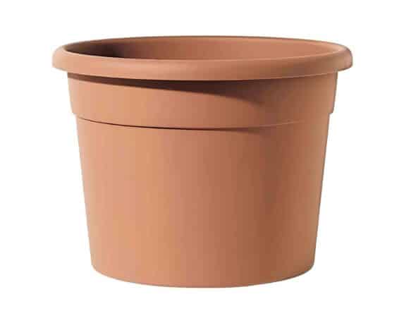 Vaso Cilindro Diana Terracotta D21cm in Plastica