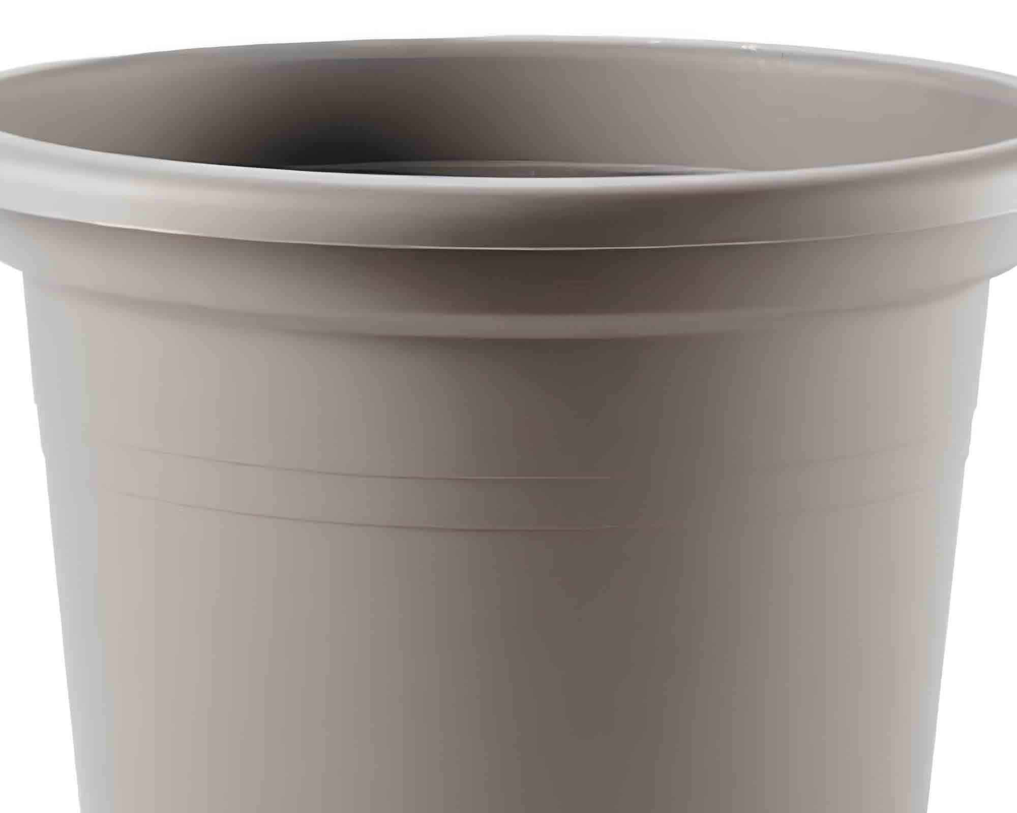 Vaso Cilindro Diana Tortora D50cm in Plastica - immagine 2