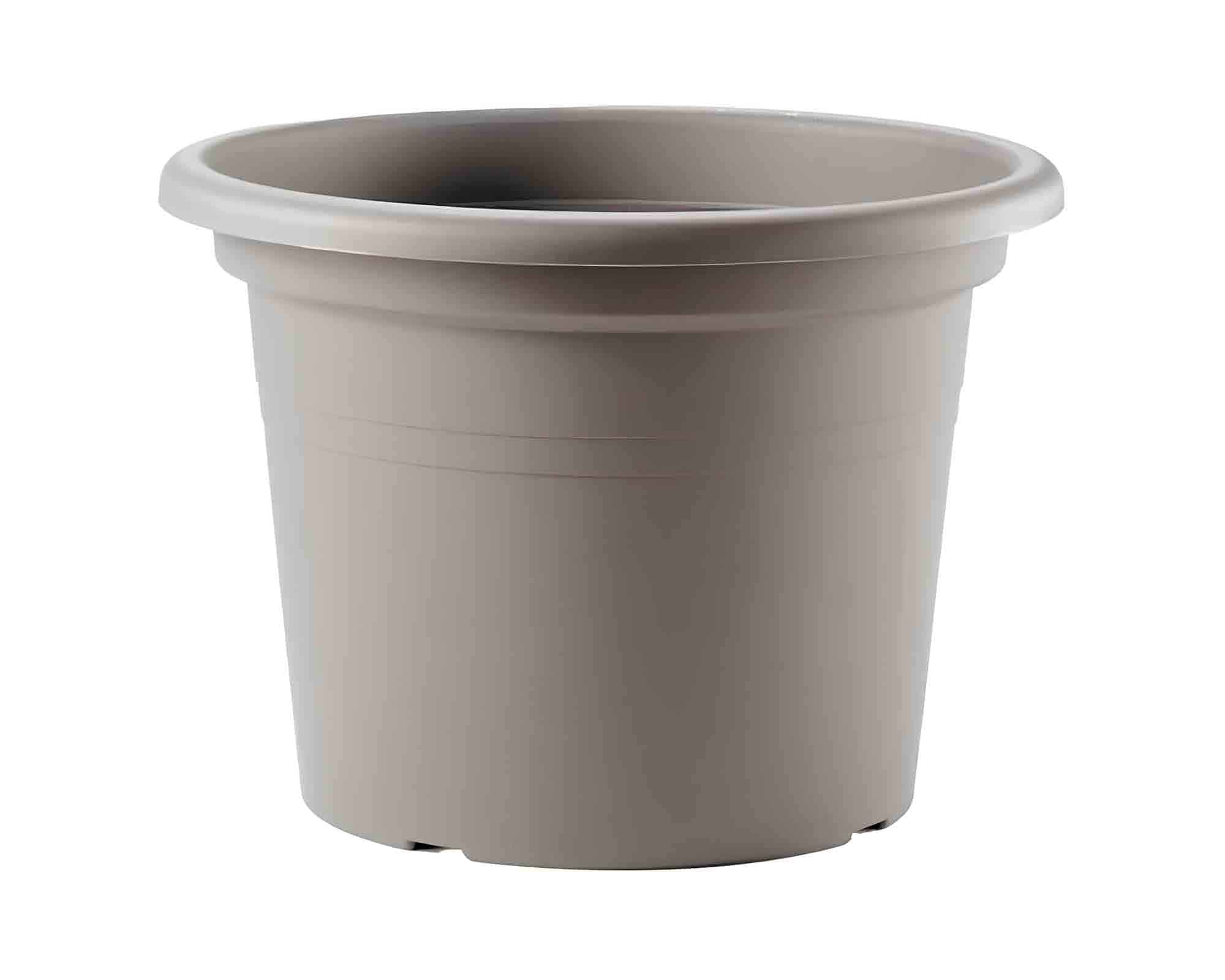Vaso Cilindro Diana Tortora D15cm in Plastica