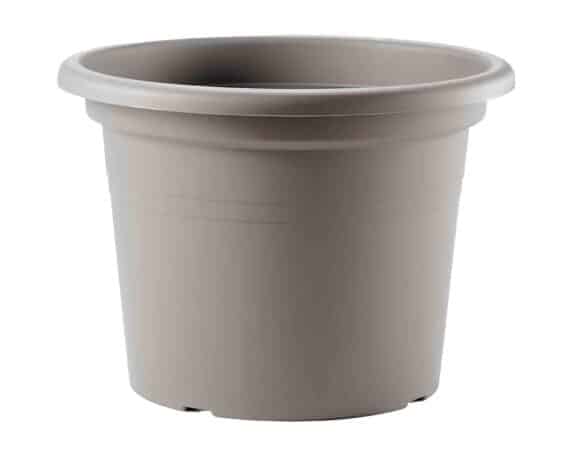 Vaso Cilindro Diana Tortora D35cm in Plastica
