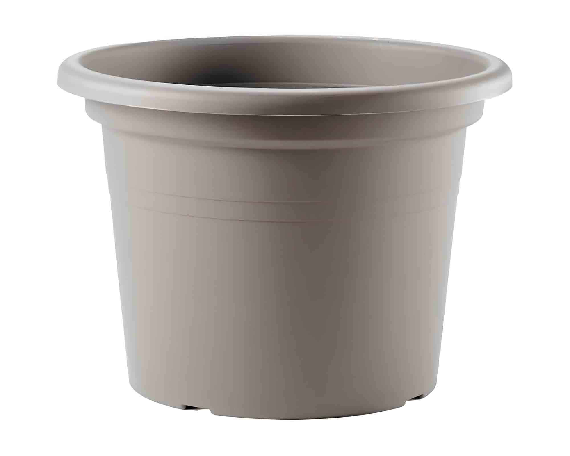 Vaso Cilindro Diana Tortora D35cm in Plastica