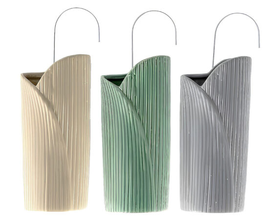 Umidificatore Monocolore Assortito 8x4x17cm in Ceramica