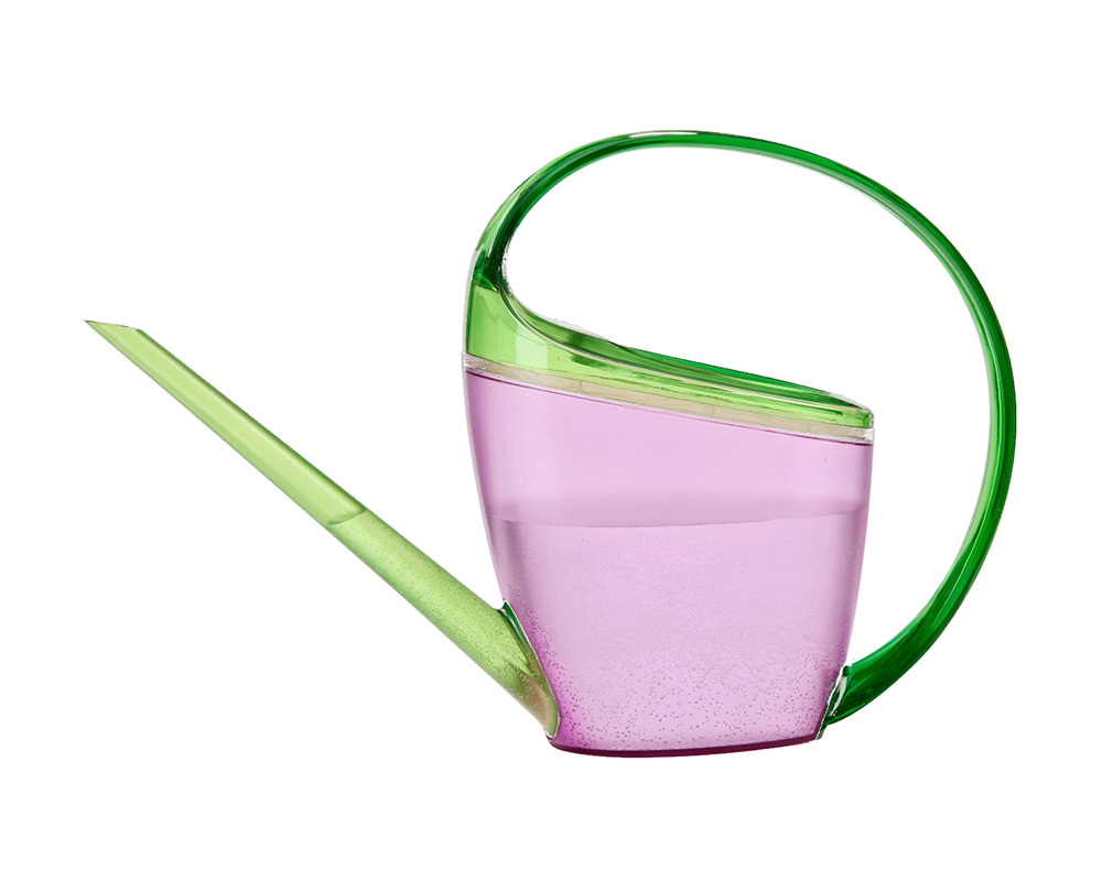 Annaffiatoio Loop Viola e Verde in Plastica