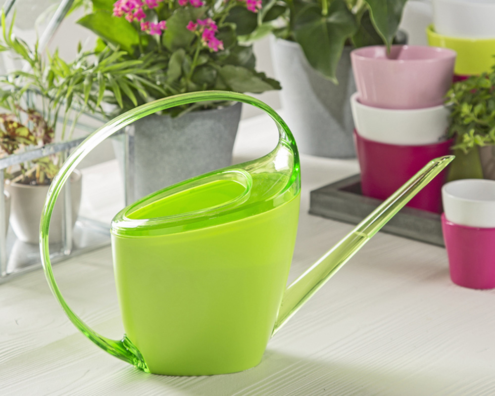 Annaffiatoio Loop Viola e Trasparente in Plastica - immagine 2