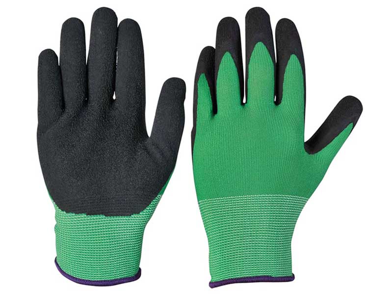 Guanti da giardino in poliestere e lattice