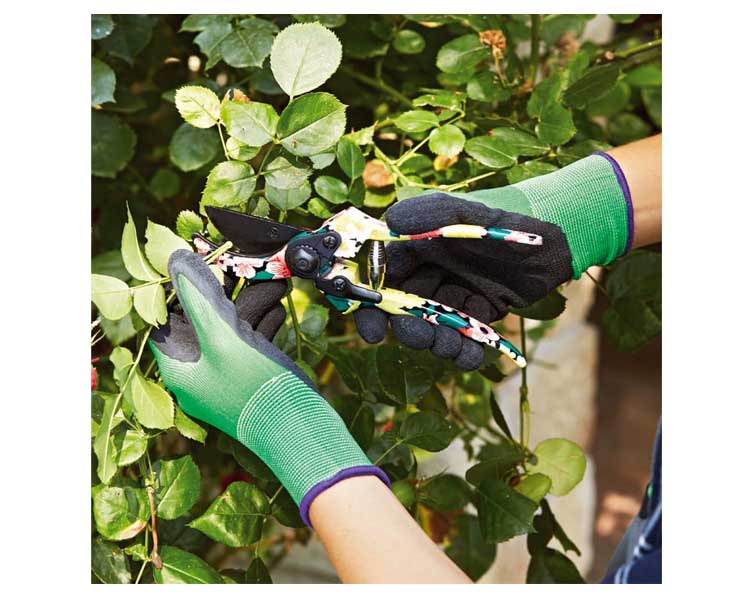 Guanti da giardino in poliestere e lattice - immagine 2