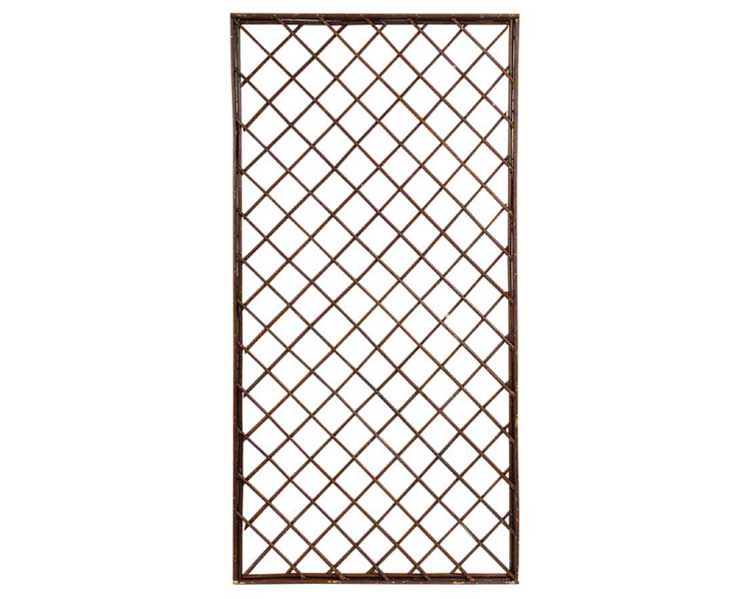 Traliccio Rettangolare 120x60cm in Legno di Salice