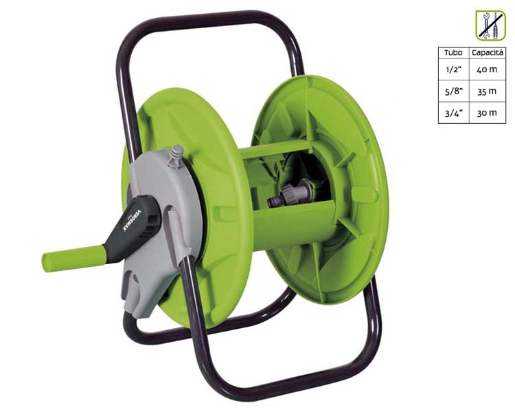 Avvolgi Tubo Portatile Capacità di 40m in Plastica