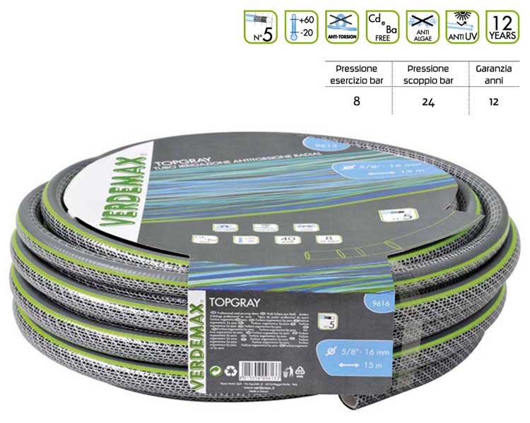 Tubo irrigazione 5 strati 25 m