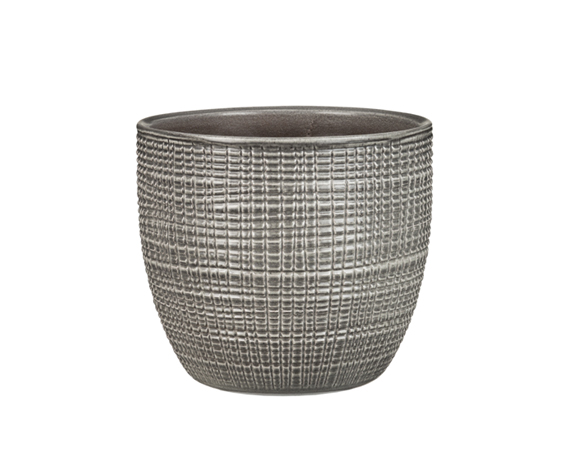 Coprivaso Corteza Pimienta D14x13cm in Ceramica