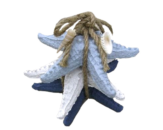 Set3 stelle marine 12cm resina