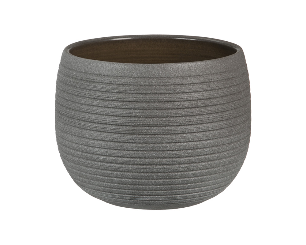 Coprivaso Linara Graphite Stone D16cm in Ceramica
