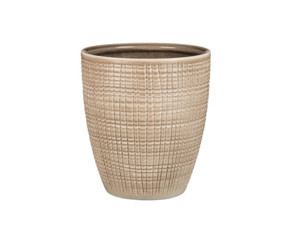 Vaso per Orchidea Corteza Cannella D15cm in Ceramica