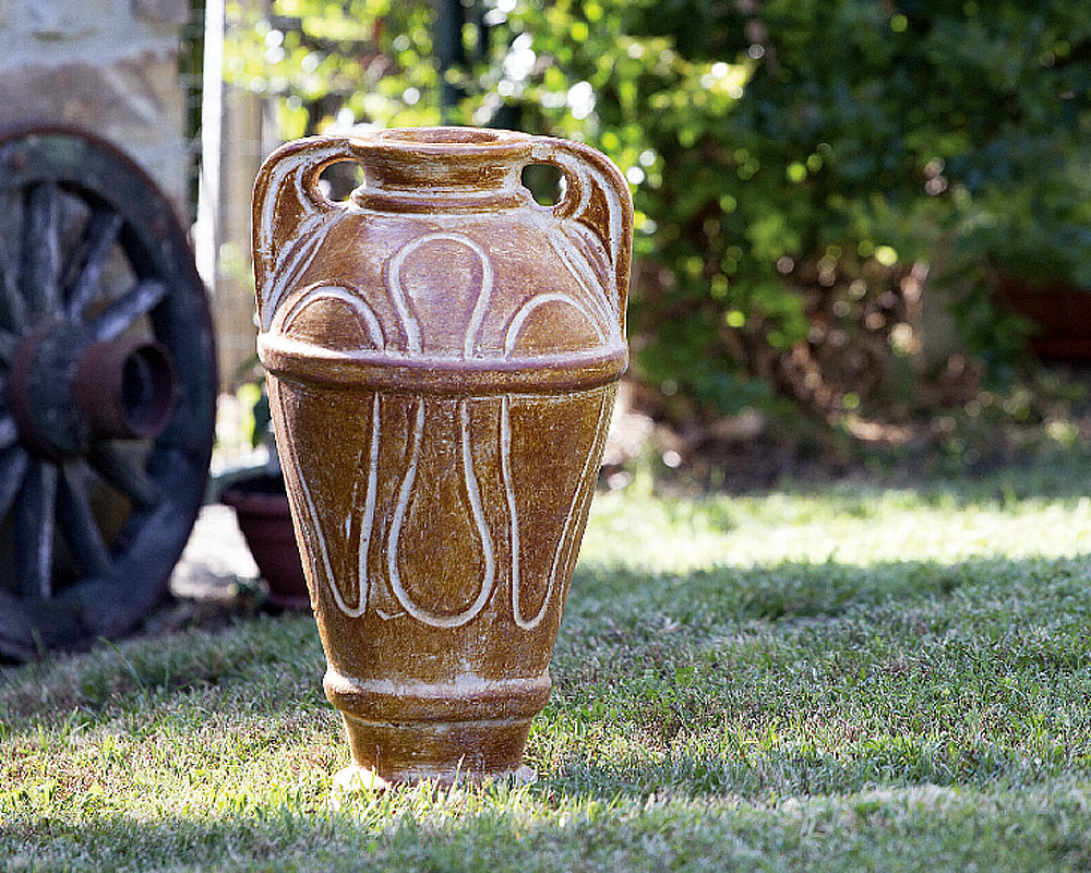 anfora jarron small terracotta h25 vasie e coprivaso anfore vasi ambiente