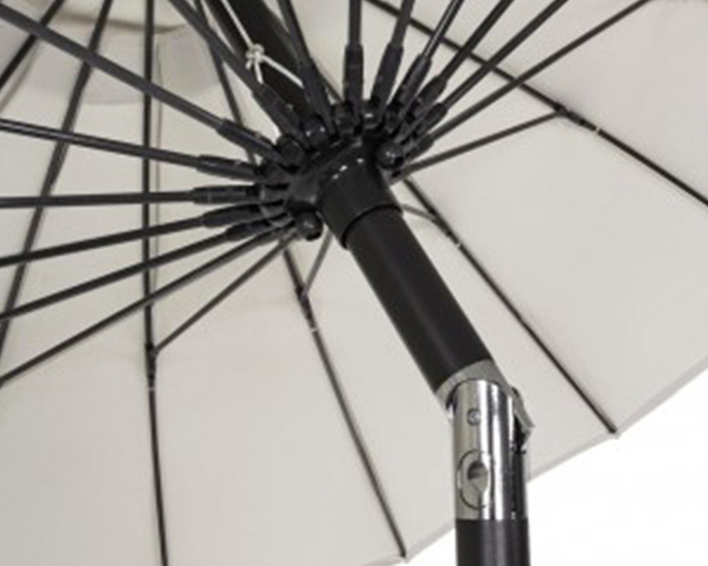 Ombrellone atlanta 2.7m ecru' - immagine 3