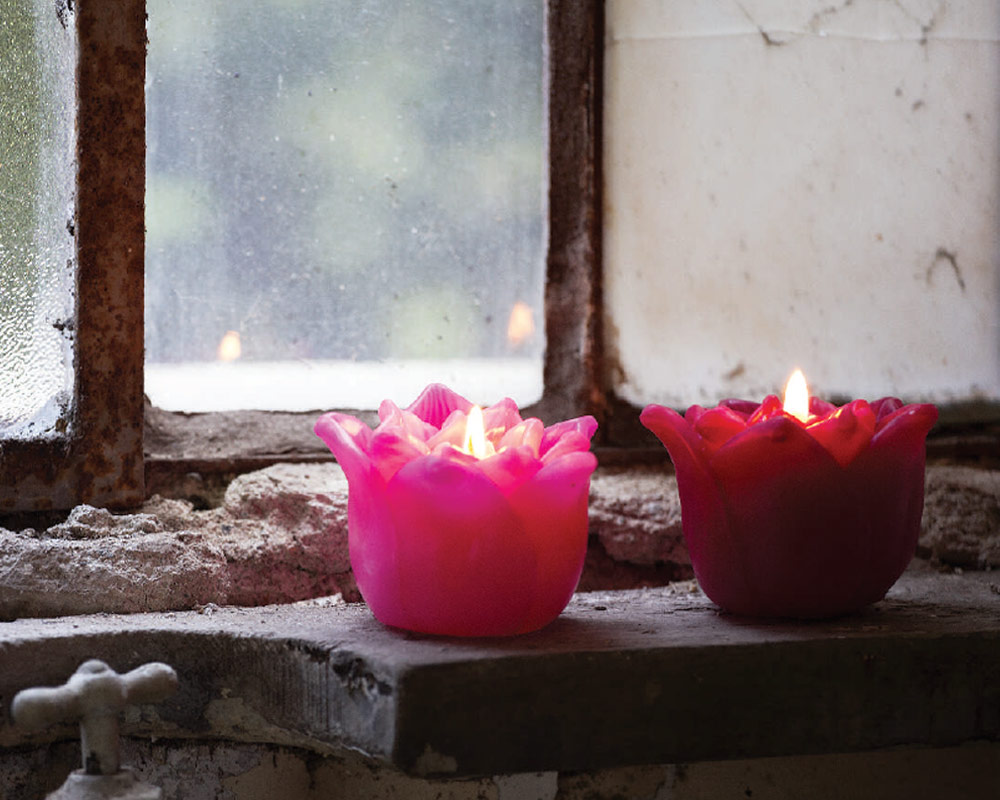 candela loto candele casa e decor decorazioni naturale corino bruna small.ambiente