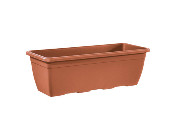 Cassetta Naxos Terracotta 50cm in Plastica