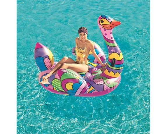 Cavalcabile pop struzzo gonfiabile - immagine 6