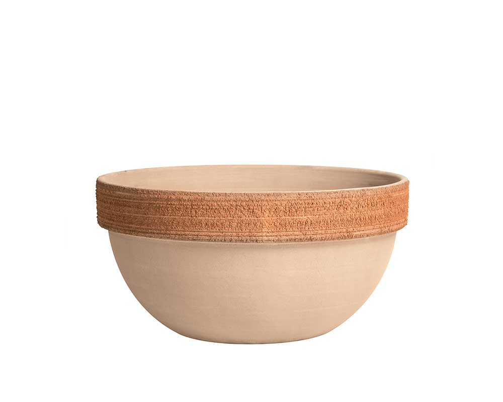 Ciotola Ibis Graffiata D35cm in Terracotta