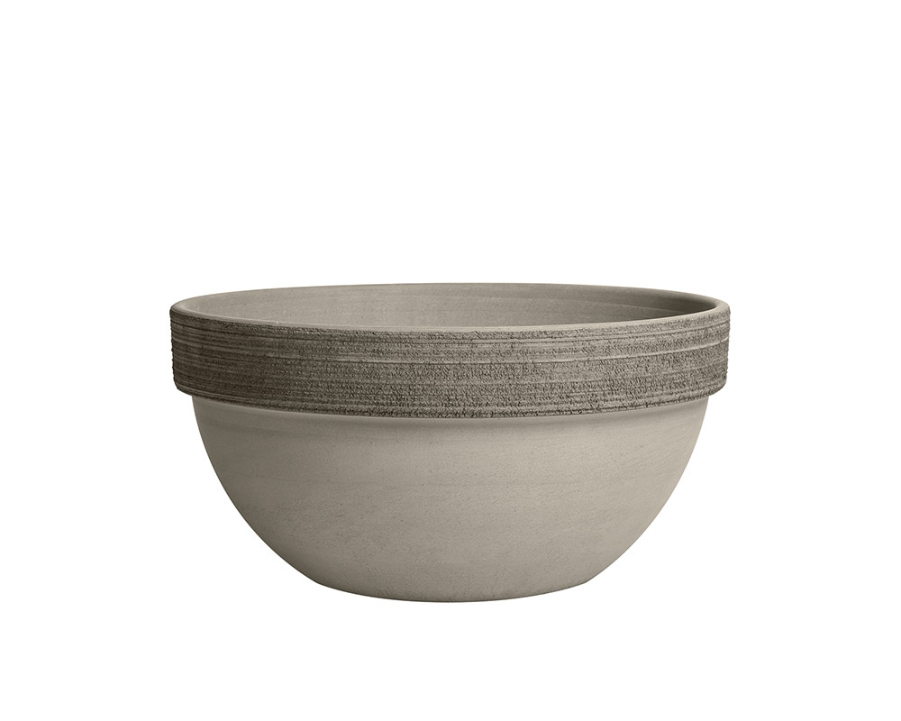 Ciotola Ibis Graffiata Vulcano D35cm in Terracotta