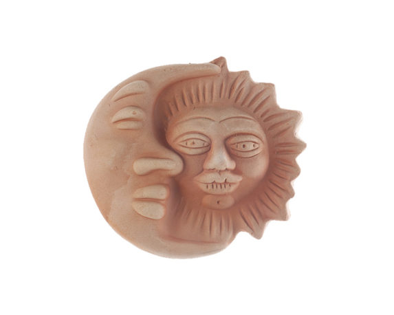 Sole e Luna D15x18cm in Terracotta