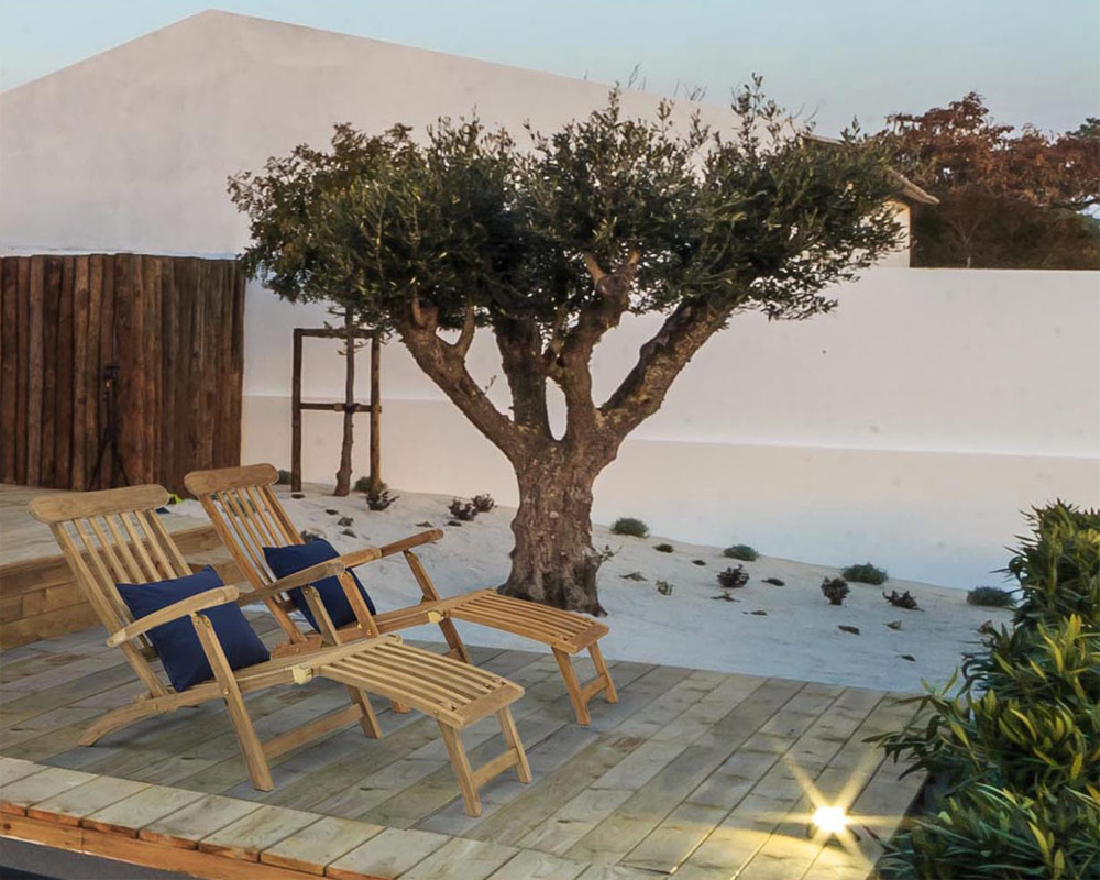 Lettino Spiaggia Reclinabile in Legno di teak - immagine 4