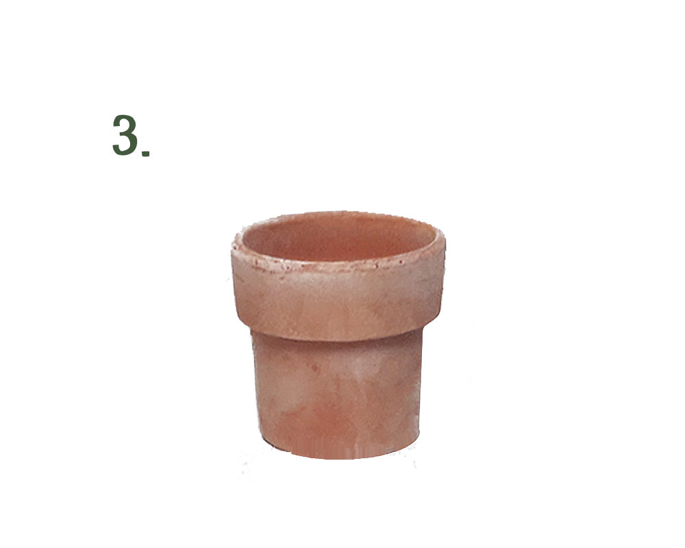 minivaso terracotta semplice 8cm corino bruna degrea vasi e coprivaso giardinaggio.3