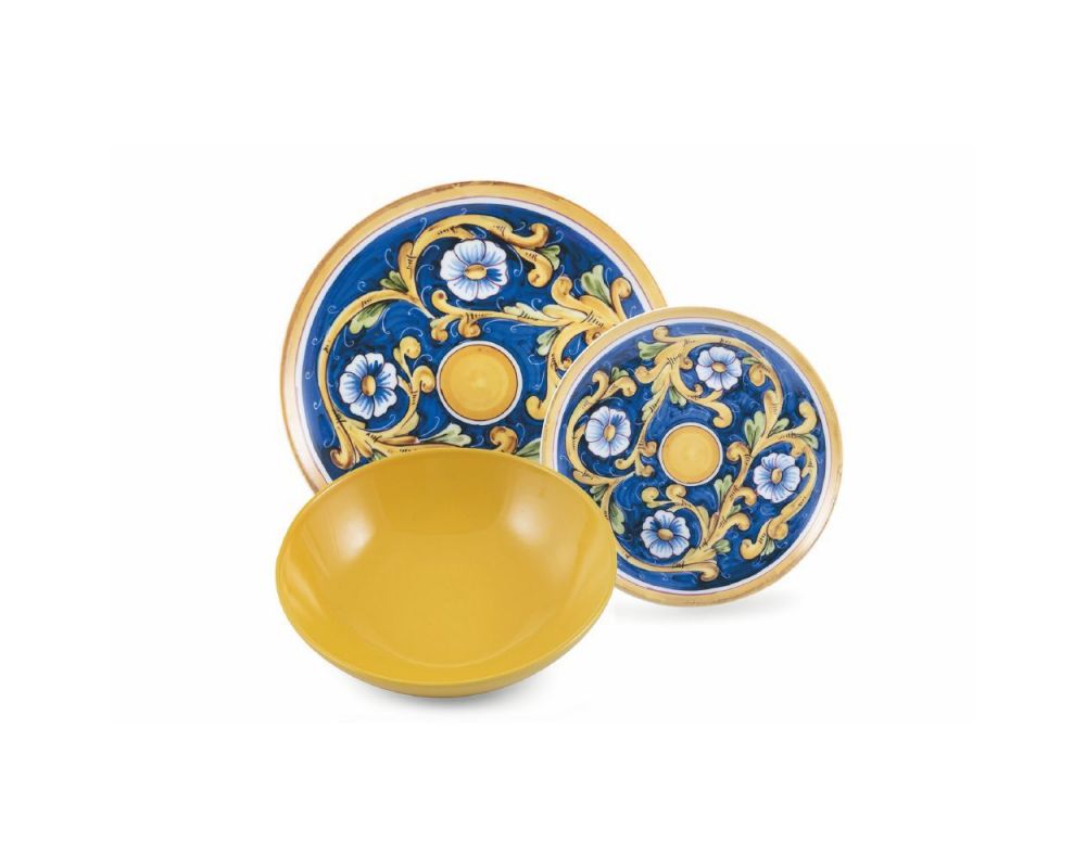 Set 18 Pz Servizio Piatti Sicilia in Porcellana Gres - immagine 6