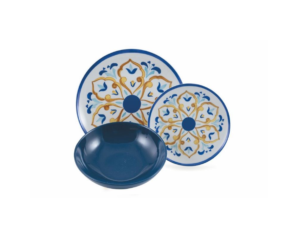 Set 18 Pz Servizio Piatti Sicilia in Porcellana Gres - immagine 8