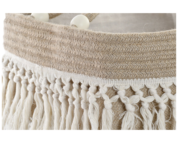 Cesta in juta flecos small - immagine 4