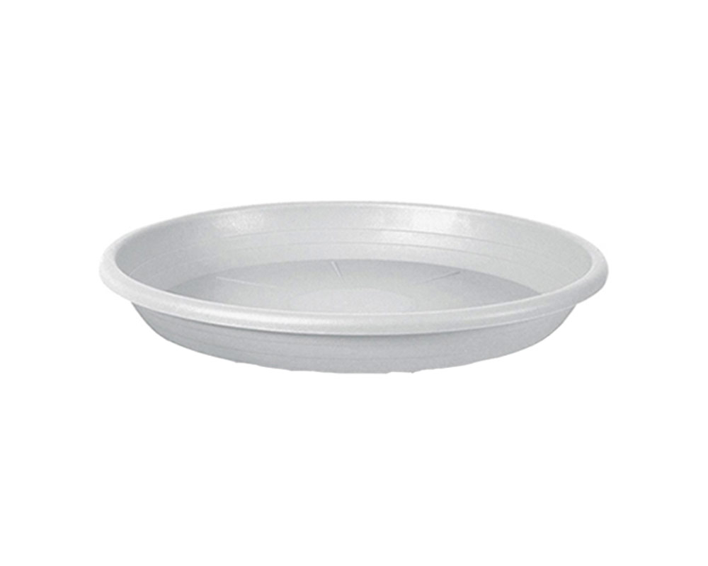 Sottovaso Cilindro D56cm Bianco in Plastica