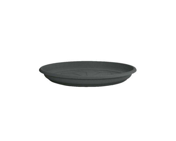 Sottovaso Naxos Tondo Antracite D20cm in Plastica