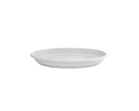 Sottovaso Naxos Tondo Bianco D20cm in Plastica