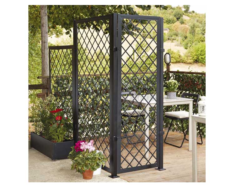 Traliccio Fisso con Cornice 180x90 in Metallo - immagine 2