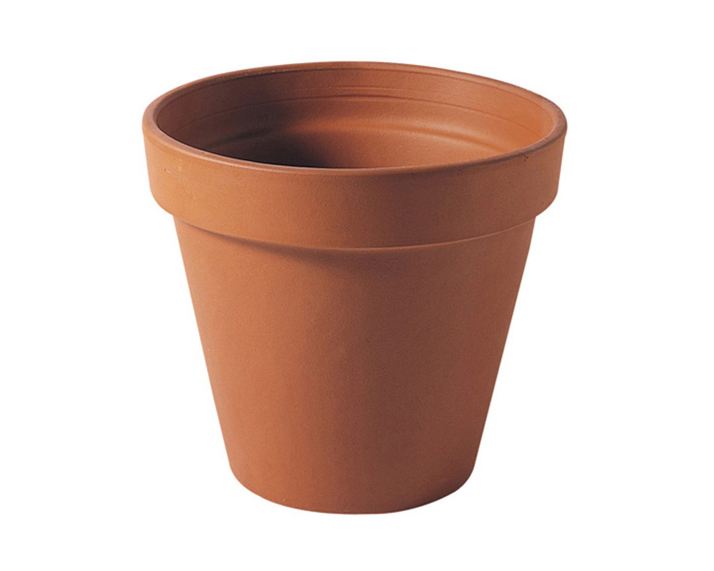 vaso Terra 33cm corino bruna degrea vasi e coprivaso giardinaggio