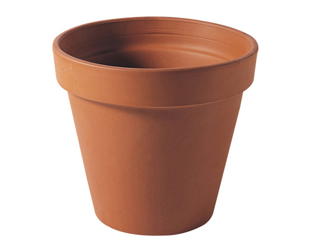 vaso Terra 40cm corino bruna degrea vasi e coprivaso giardinaggio