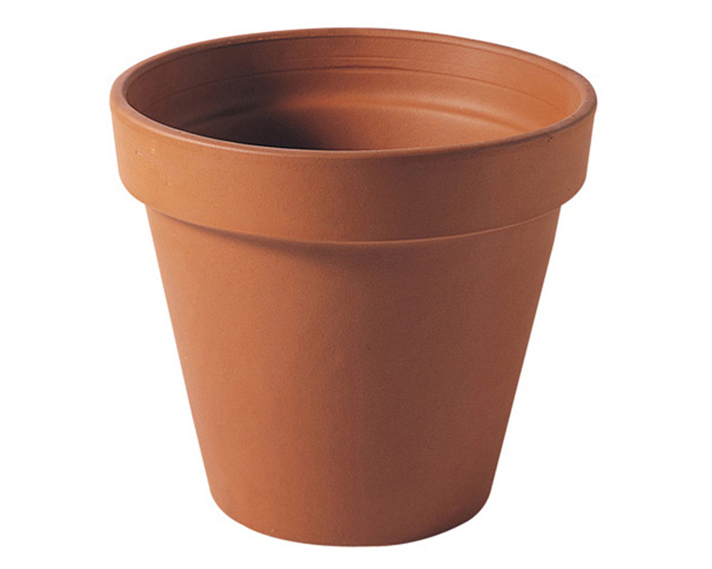 vaso Terra 43cm corino bruna degrea vasi e coprivaso giardinaggio