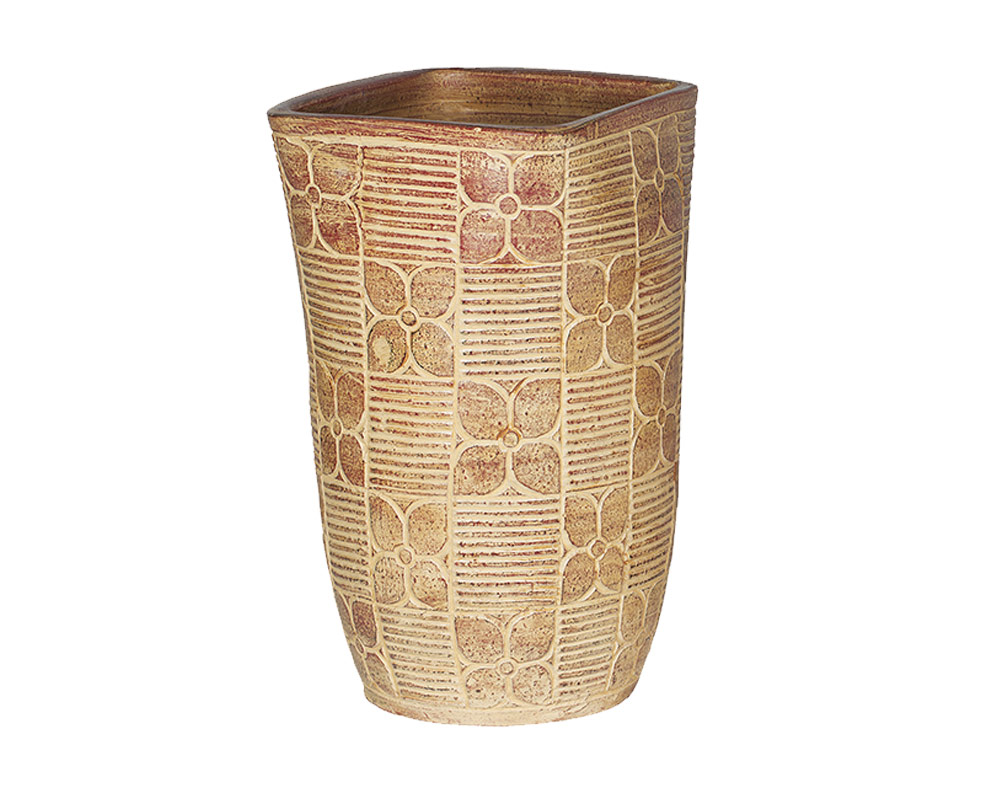 vaso alto thay32cm vasi e coprivasi giardino terracotta corinobruna
