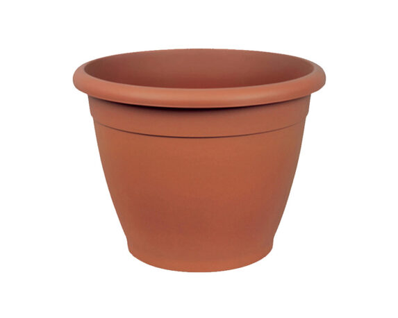 Vaso Naxos Tondo Terracotta D25cm in Plastica