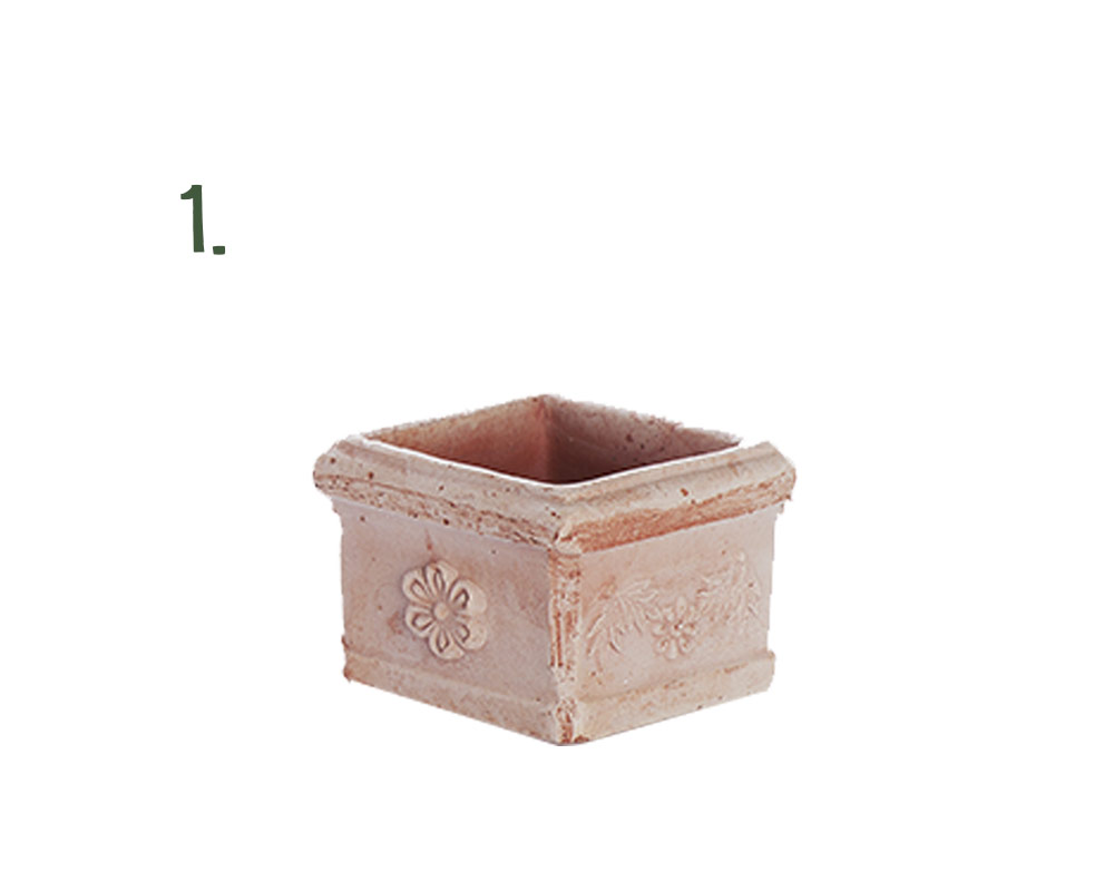 Vaso Baby Pot Impruneta D8cm in Terracotta - immagine 2