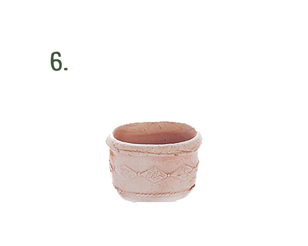 Vaso Baby Pot Impruneta D8cm in Terracotta - immagine 5