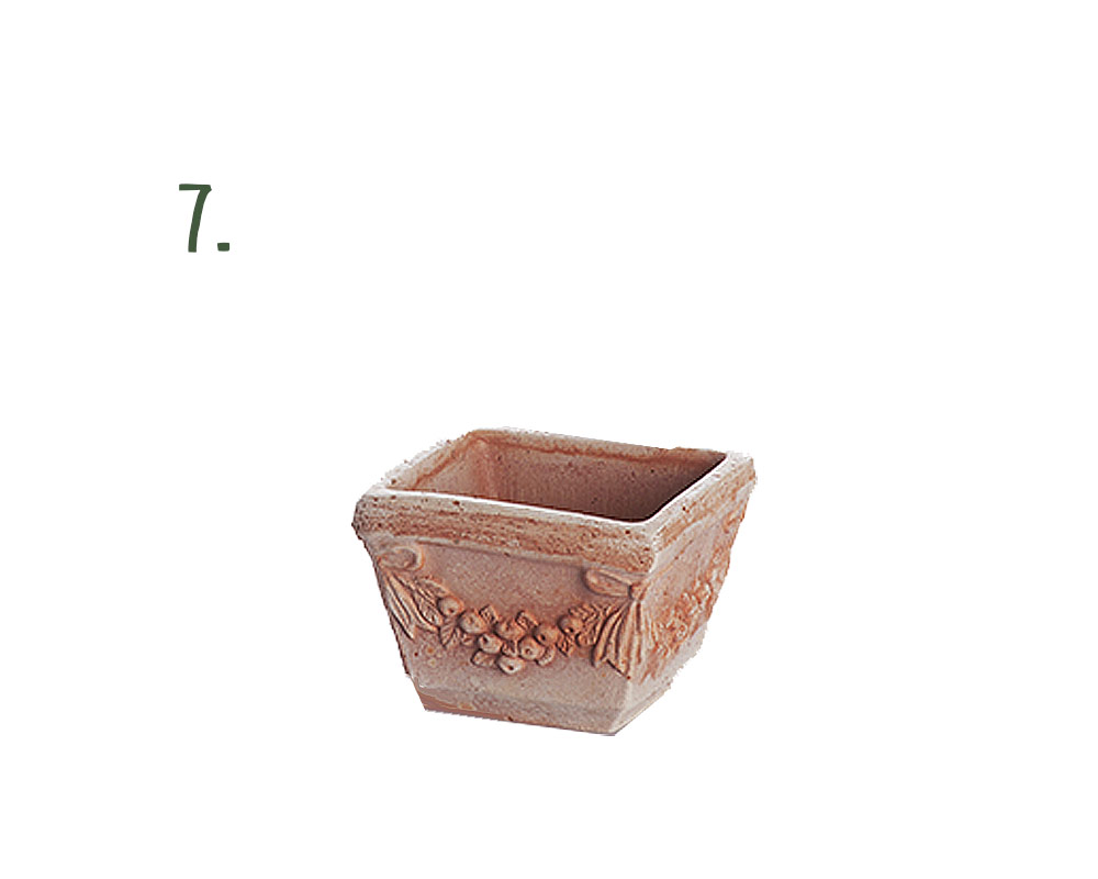 Vaso Baby Pot Impruneta D8cm in Terracotta - immagine 4