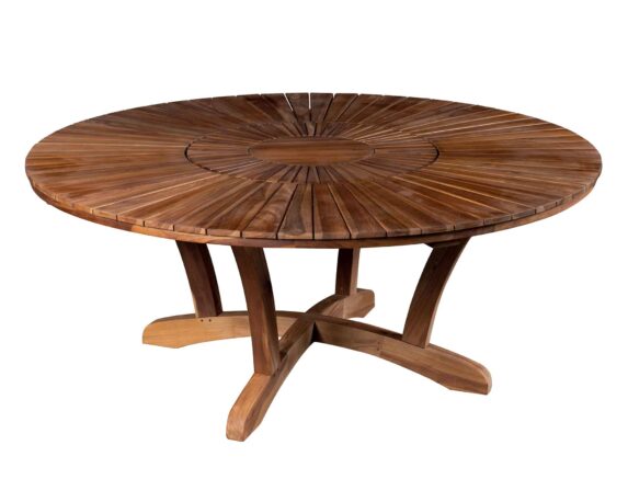 Tavolo Rotondo Servant D180x75cm in Legno di Teak – Agora