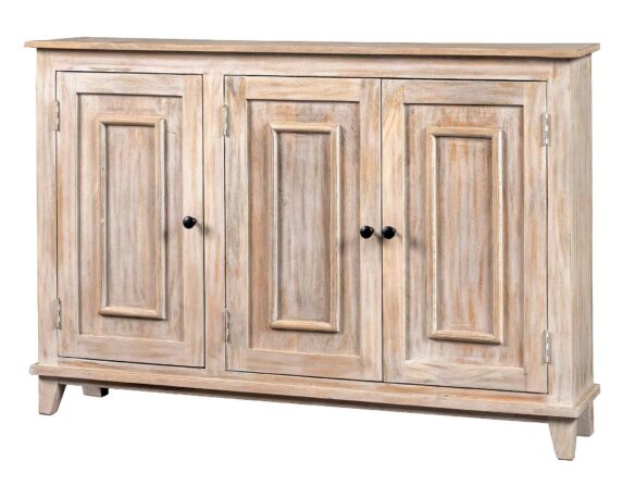 Credenza Provence con 3 Ante 130x25x90cm in Legno – Agora