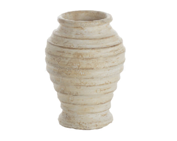 Piccola Anfora Rigata 15h in Terracotta